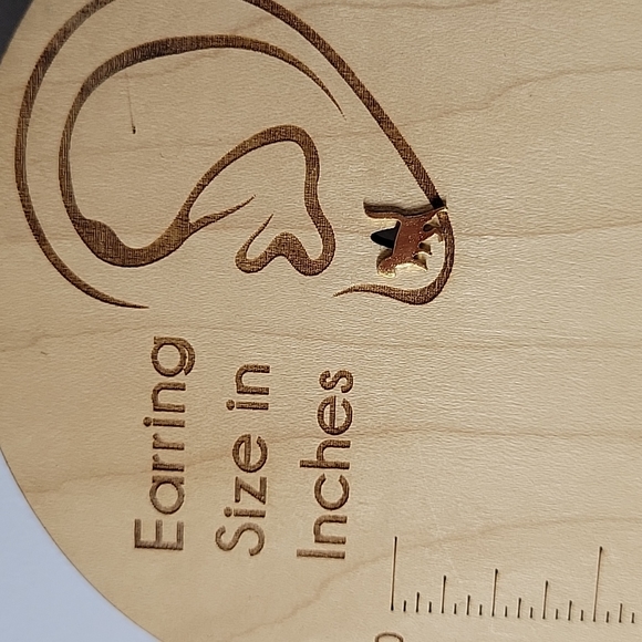 Playful Cat Silhouette Stud Earrings, choice of color - Picture 3 of 8